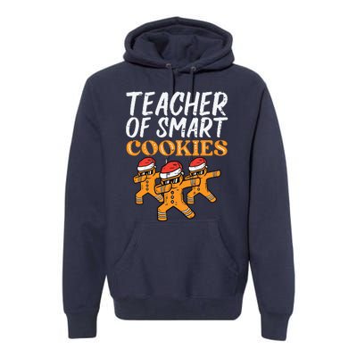 Teacher Of Smart Cookies Teacher Christmas Xmas Women Premium Hoodie