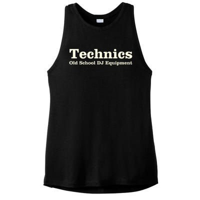 Technics Old School Ladies PosiCharge Tri-Blend Wicking Tank