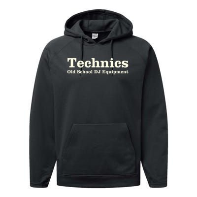 Technics Old School Performance Fleece Hoodie