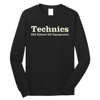 Technics Old School Long Sleeve Shirt