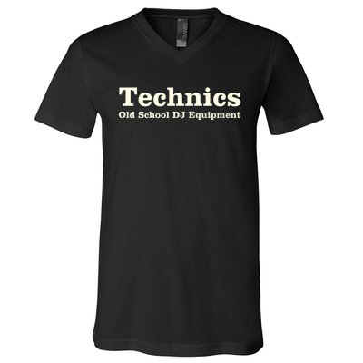 Technics Old School V-Neck T-Shirt