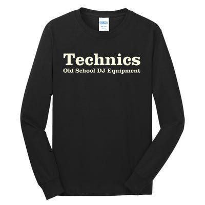 Technics Old School Tall Long Sleeve T-Shirt