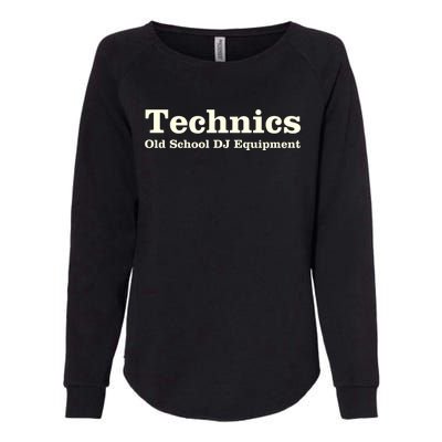 Technics Old School Womens California Wash Sweatshirt