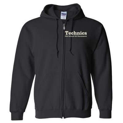 Technics Old School Full Zip Hoodie