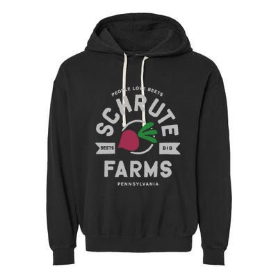 The Office Schrute Farms Logo Gift Garment-Dyed Fleece Hoodie