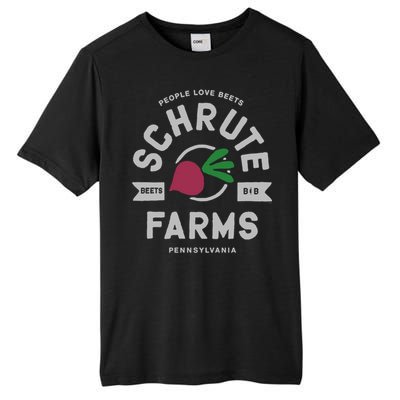 The Office Schrute Farms Logo Gift Tall Fusion ChromaSoft Performance T-Shirt