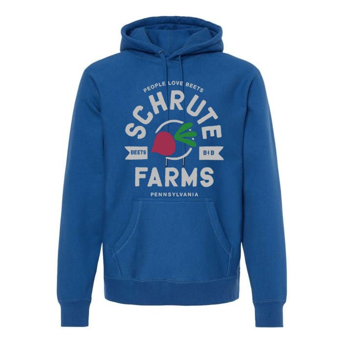 The Office Schrute Farms Logo Gift Premium Hoodie