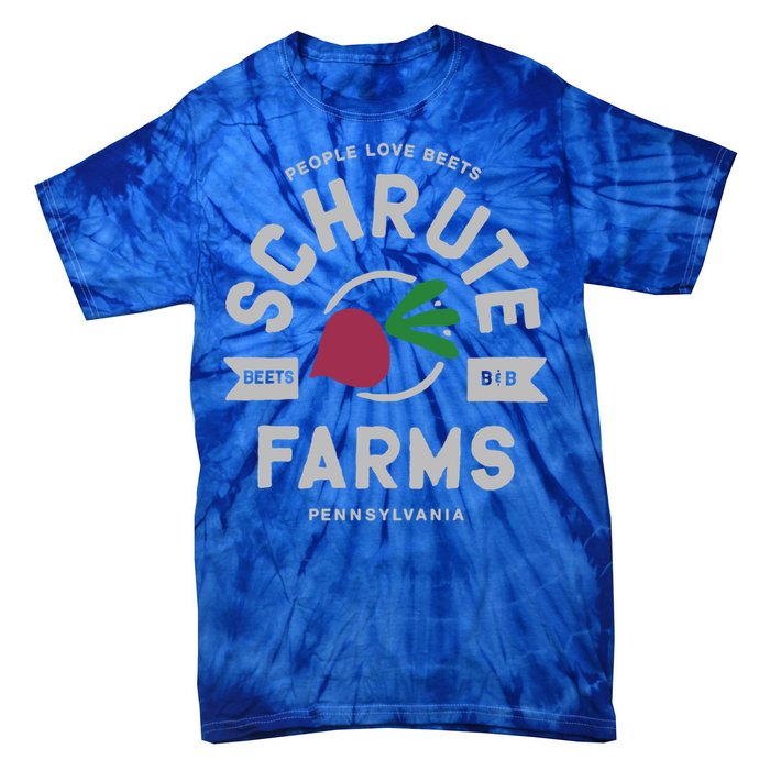 The Office Schrute Farms Logo Gift Tie-Dye T-Shirt