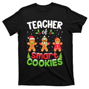 Teacher Of Smart Cookies Christmas Teacher Elf Squad Xmas T-Shirt