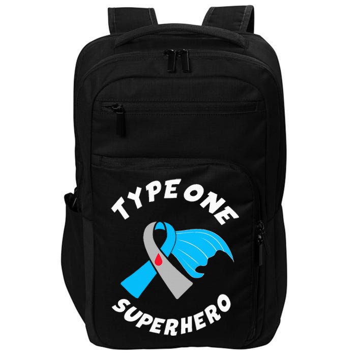 Type One Superhero Type 1 Diabetes Awareness Impact Tech Backpack