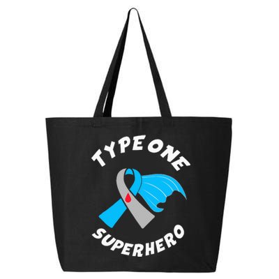 Type One Superhero Type 1 Diabetes Awareness 25L Jumbo Tote