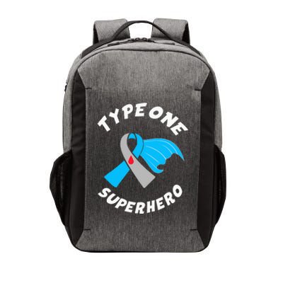 Type One Superhero Type 1 Diabetes Awareness Vector Backpack