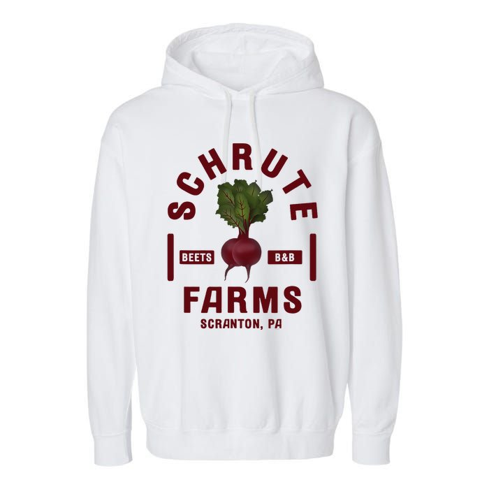 The Office Schrute Farms Garment-Dyed Fleece Hoodie