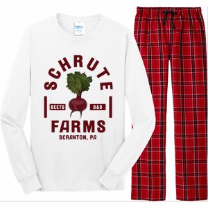 The Office Schrute Farms Long Sleeve Pajama Set