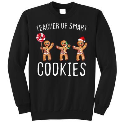 Teacher Of Smart Cookies Gingerbread Cute Christmas Sweatshirt