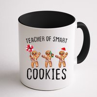 Teacher Of Smart Cookies Gingerbread Cute Christmas Mug