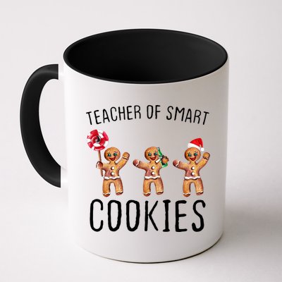 Teacher Of Smart Cookies Gingerbread Cute Christmas Mug