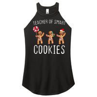 Teacher Of Smart Cookies Gingerbread Cute Christmas Women's Perfect Tri Rocker Tank