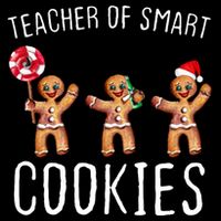 Teacher Of Smart Cookies Gingerbread Cute Christmas Wool Snapback Cap