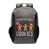 Teacher Of Smart Cookies Gingerbread Cute Christmas Vector Backpack