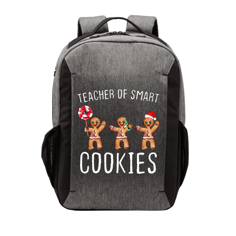 Teacher Of Smart Cookies Gingerbread Cute Christmas Vector Backpack