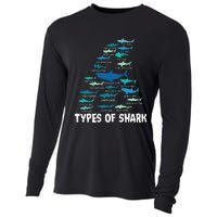 Types Of Shark Megalodon Great White Nurse Shark Cooling Performance Long Sleeve Crew