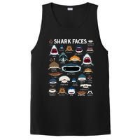 Types Of Sharks Faces Identification Birthday School PosiCharge Competitor Tank