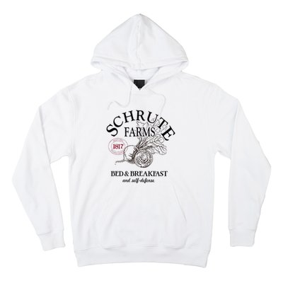 The Office Schrute Farms Large Label Hoodie