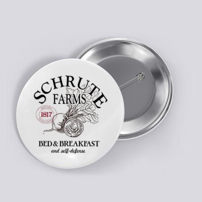 The Office Schrute Farms Large Label Button