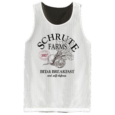 The Office Schrute Farms Large Label Mesh Reversible Basketball Jersey Tank