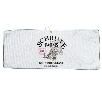 The Office Schrute Farms Large Label Large Microfiber Waffle Golf Towel