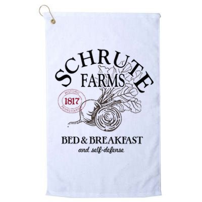 The Office Schrute Farms Large Label Platinum Collection Golf Towel