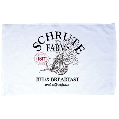 The Office Schrute Farms Large Label Microfiber Hand Towel