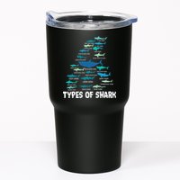 Types Of Shark Megalodon Great White Nurse Shark Tumbler
