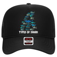 Types Of Shark Megalodon Great White Nurse Shark Trucker Hat
