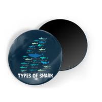 Types Of Shark Megalodon Great White Nurse Shark Magnet