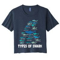 Types Of Shark Megalodon Great White Nurse Shark Crop Top