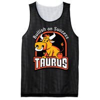 Taurusbullish on success funny affirmation horoscope sign Mesh Reversible Basketball Jersey Tank