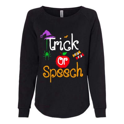 Tricks Or Speech Languages Teacher Halloween Costume Womens California Wash Sweatshirt