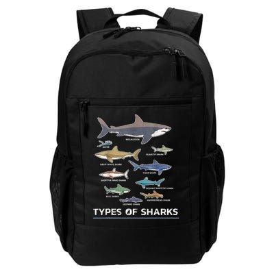 Types of Shark Megalodon Great White Nurse Shark Backpack