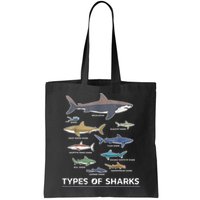 Types of Shark Megalodon Great White Nurse Shark Bag