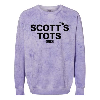 The Office Scott’S Tots Colorblast Crewneck Sweatshirt