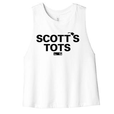 The Office Scott’S Tots Women's Racerback Cropped Tank