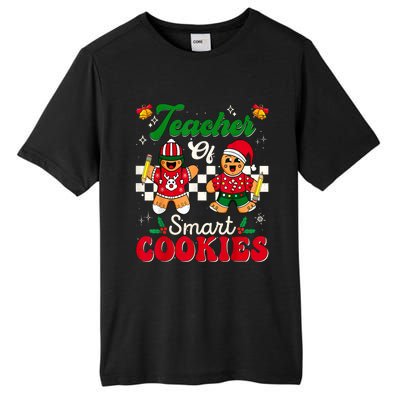 Teacher Of Smart Cookies Gingerbread Christmas Teachers Tall Fusion ChromaSoft Performance T-Shirt