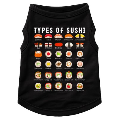 Types Of Sushi Sushi Nigiri Sashimi Salmon Doggie Tank