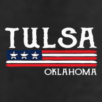 Tulsa Oklahoma Souvenir Gift 7 Panel Mesh Trucker Snapback Hat
