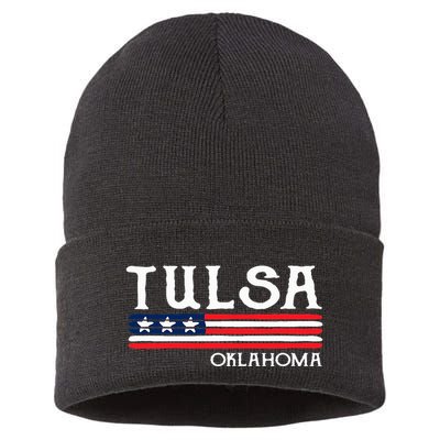 Tulsa Oklahoma Souvenir Gift Sustainable Knit Beanie
