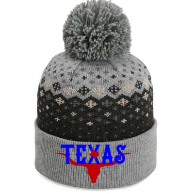 Texas Original State Longhorn Logo The Baniff Cuffed Pom Beanie