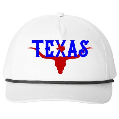 Texas Original State Longhorn Logo Snapback Five-Panel Rope Hat