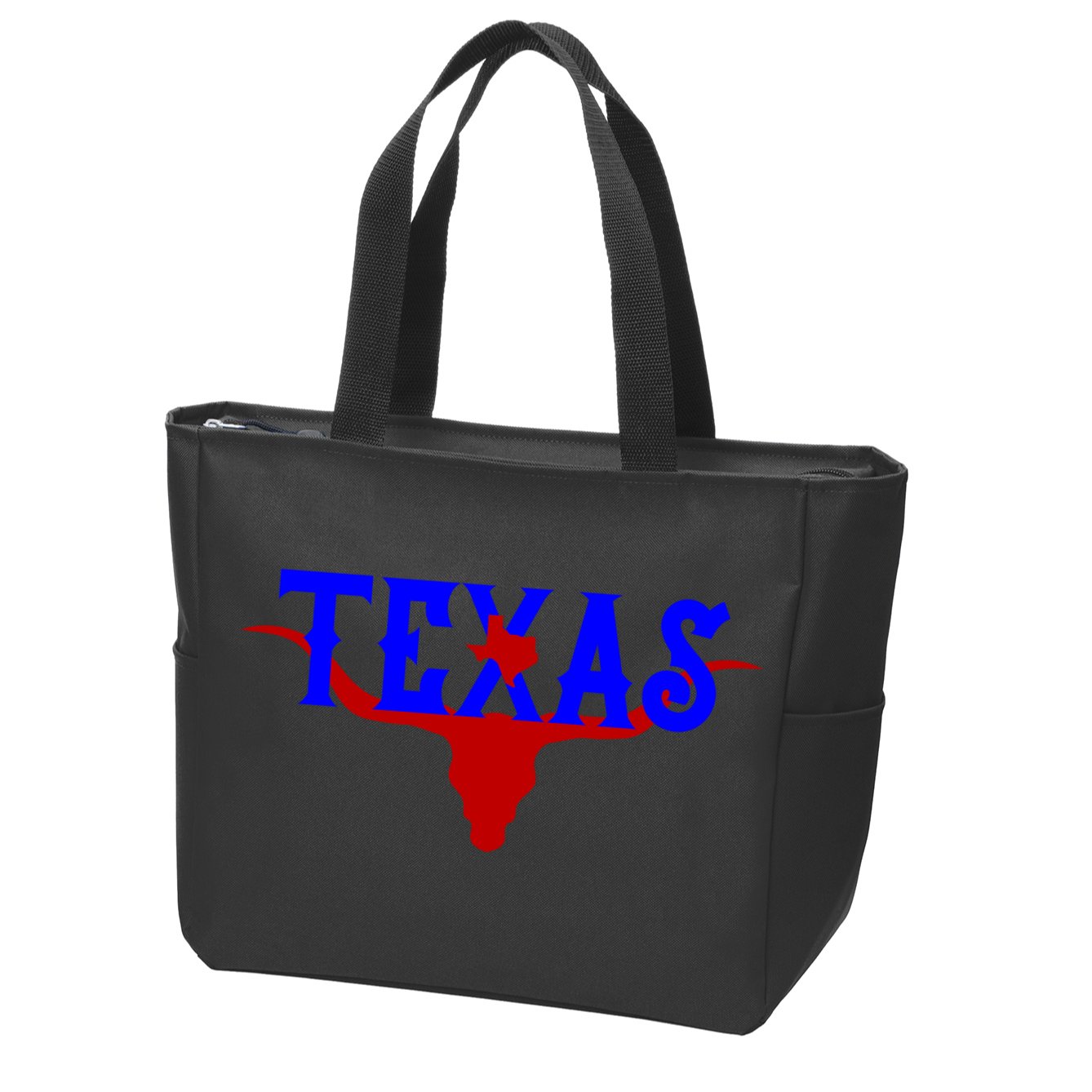 Texas Original State Longhorn Logo Zip Tote Bag